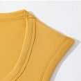 thumbnail image 6 of Tank Tops for Women Plain Ribbed Neck Slim Sleeveless Camisoles S 2XL, 6 of 6