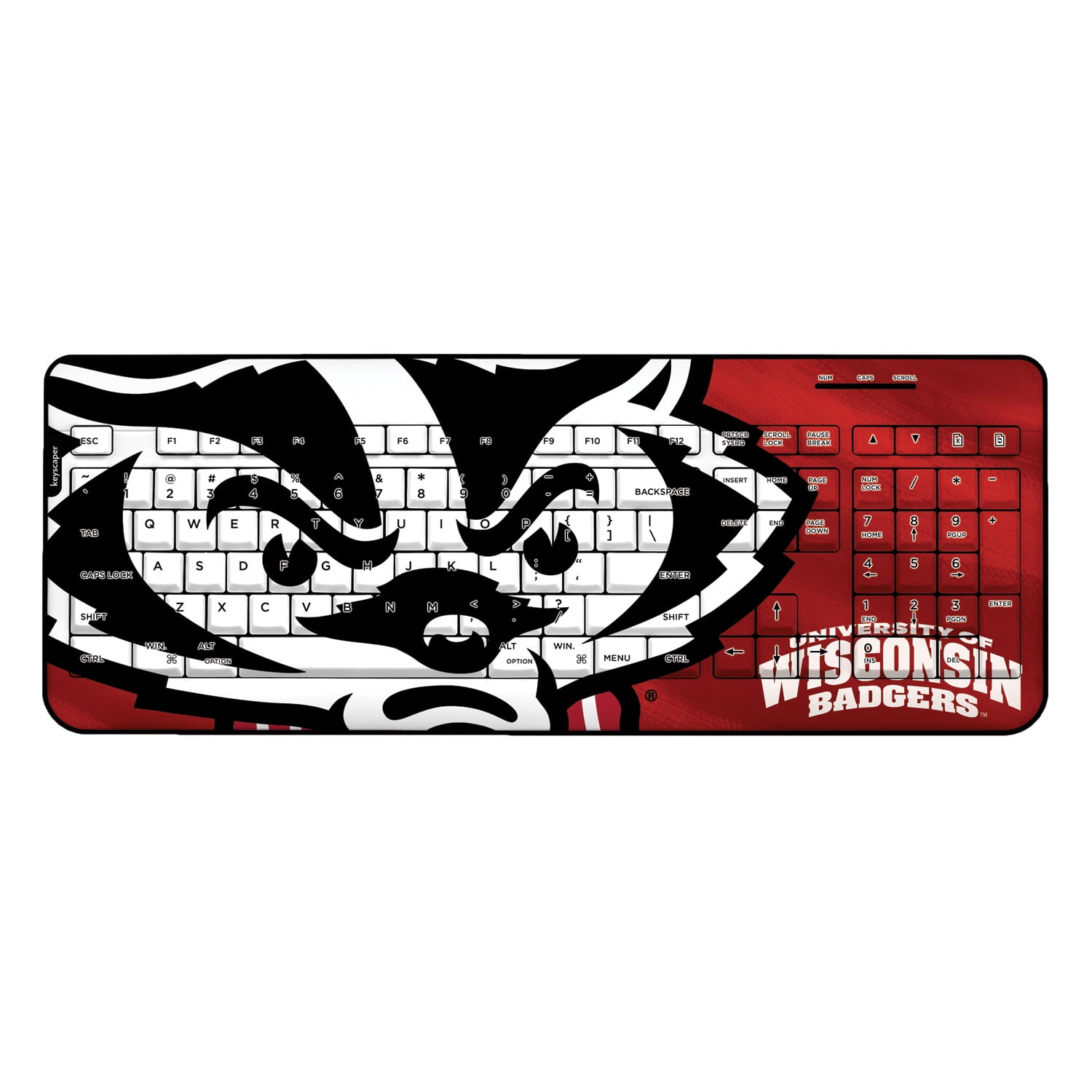 Keyscaper Wisconsin Badgers Wireless USB Mouse NCAA Keyscaper Wisconsin Badgers Wireless USB Mouse NCAA