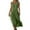 Army Green #010, variant on Cotton Linen Dresses for Women 2025 Summer Casual V Neck Sleeveless Maxi Dress Flowy Beach Vacation Travel Dress Wine M