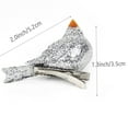 thumbnail image 2 of Ksopiavobs 12pcs Tiny Silver Glitter Artificial Foam Birds 2" Mini Clip on Decorative Bird Ornaments for Crafts Christmas Tree Wedding Decoration Home Garden Party Accessories, 2 of 7