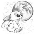 thumbnail image 2 of Girl's Lilo & Stitch Moon Sketch Stitch  Graphic Tee White Large, 2 of 4
