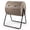coffee, variant on ELLEGNT 37.5 Gallon Dual Chamber Tumbling Composter, 2 Lockable Doors Easy-Access Compost Bin, Rotating Garden Composter with Sturdy Stand