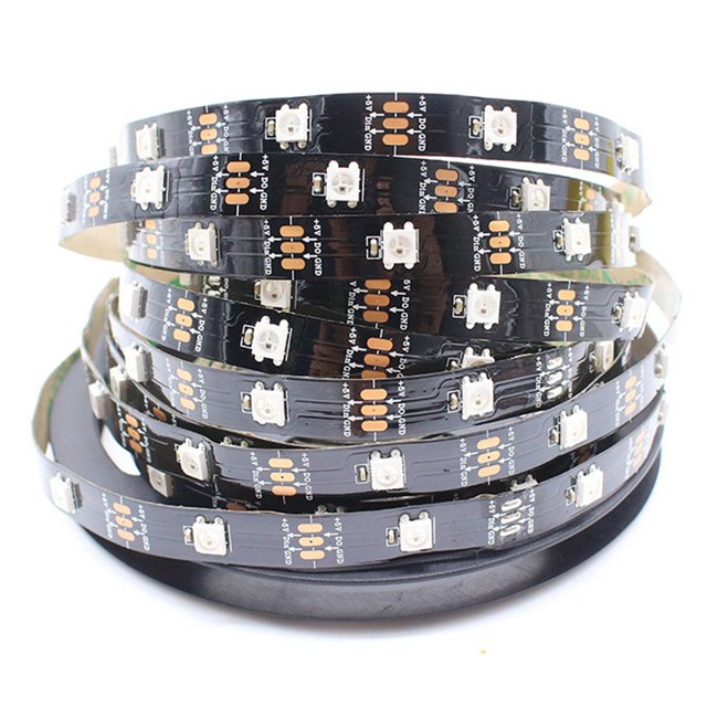 5m WS2812B LED Strip 5V 96 Pixel LEDs Individually Addressable IP20 Waterproof Flexible Tape Lamp Bar