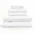 thumbnail image 5 of Noble Linens 6 Piece Farmhouse Cotton Bath Towel Set, White, 5 of 11