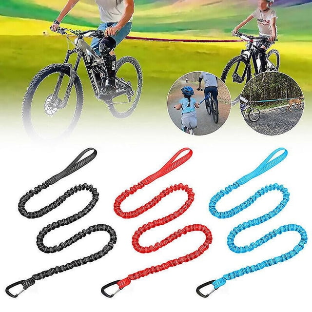 Heavy Duty Tactical Dog Leash, Elastic Dog Leash With Shock Absorbing Bungee Leash And Reflective Stitching, Double Handle And Quick Release Metal Clasp, Padded Traffic Handles,