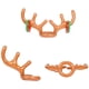 thumbnail image 4 of 2 piezas de sombrero inflable de reno con astas de Navidad para fiesta de Navidad con anillos para la familia, los niños, la oficina, las fiestas navideñas y la diversión, 4 of 7