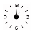 thumbnail image 1 of Reloj De Pared Gigante Minimalista Belug Negro, 1 of 5