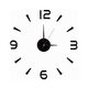 thumbnail image 1 of Reloj De Pared Gigante Minimalista Belug Negro, 1 of 5