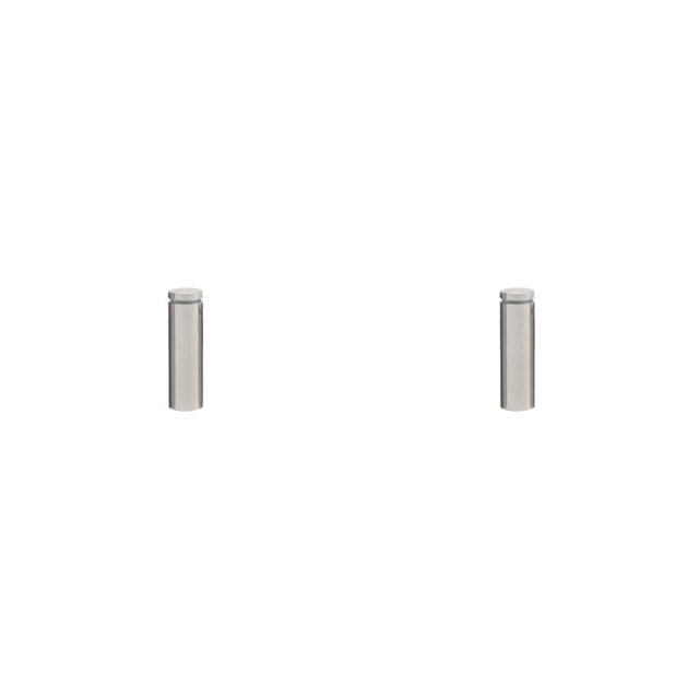 Kenally Tornillo publicitario Acero inoxidable Fácil instalación Vidrio Espejo Clavo Tuerca Perno Fuerte capacidad de carga 19x50 mm 19x50mm 2piezas Kenally CBP344280