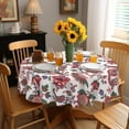 thumbnail image 4 of Round Tablecloth Bohemian Table Cloths 60 Inch Table Cover Wrinkle-Free Table Cloths for Home Kitchen Decor, 4 of 6