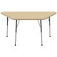 thumbnail image 3 of ECR4Kids 30in x 60in Trapezoid Premium Thermo-Fused Adjustable Activity Table Maple/Maple/Navy - Standard Ball, 3 of 4