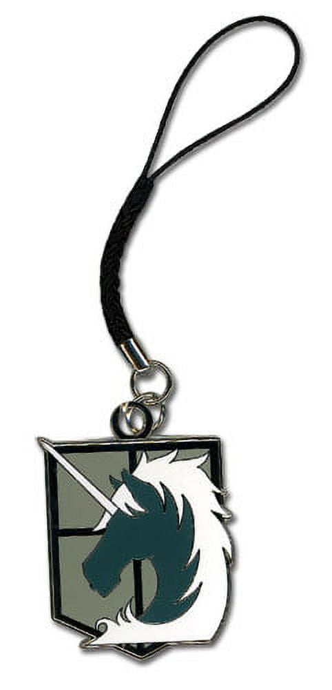 Attack On Titan Military Police Emblem Cell Phone Charm