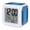 Blue, variant on Modern Purple Digital Alarm Clock for Bedrooms, Smart LED Alarm Clock with 7 Color Changing Night Light, Abstract Diamond Luxury Gradient Silent Wake Up Clocks for Sleep Study Cooking 3.2"x3.2"