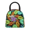 thumbnail image 1 of Balery Hippie Style Bolsa de Almuerzo para Mujeres, Caja de Almuerzo, Bolsa de Almuerzo Pequeña Impermeable, Tote de Almuerzo Reutilizable con Gran Capacidad, 1 of 6