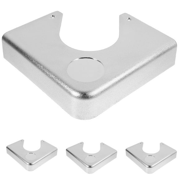 SHISUYAN Ensemble de 4 Assiettes d'Angle pour Table de Billard pour Décoration Résine Argentée Plastique Dur