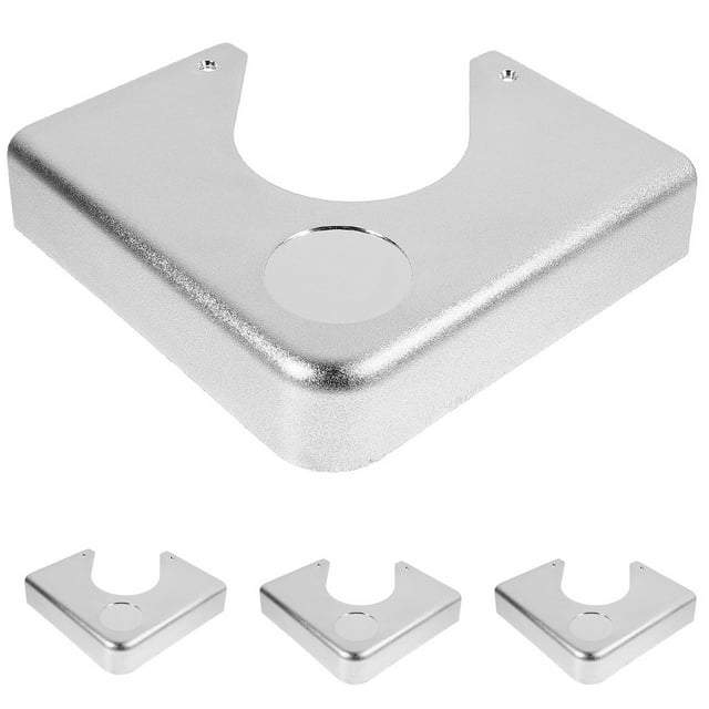 KAKOWELY 4pcs Billiard Table Corner Plate Billiard Pool Table Corner Pool Table Metal Corner,7.17"X7.17"X1.57"