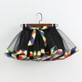 thumbnail image 2 of EnJoCho Girls Tulle Tutu Skirt Heart Print Min𝗂 Pleated Skirts Kids Puffy Elastic Waist Pleated Tutus Valentine's Day Dress Up Birthday Outfits For Girls, 2 of 3