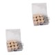 thumbnail image 1 of Guardurnaity 100Pcs Craft Wood Blanks Keychains Predrilled Slices Log DIY Discs Type1 NO1, 1 of 1