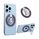 thumbnail image 1 of wonima11 Magnetic Phone Ring Holder for MagSafe, Double Ring Magnet Grip Stand with Adjustable Finger Kickstand for Women for iPhone 16 15 14 13 12 Pro Max Plus SF Purple, 1 of 1