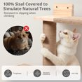 thumbnail image 5 of DOMIPET Cat Tree, 5 Tier Floor To Ceiling Cats Tower, Wall-Mounted Cat Scratching Post, Wild Simulation Cats Wall Shelves, 5 of 7