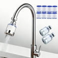 thumbnail image 1 of Filtro de Agua LAGWIUY Paquete de 2 para Grifo, Giratorio 360° Universal, 1 of 6