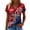 Y-189 Red, variant on Red Women Casual Tshirts Short Sleeve Tops Tee for Women Crewneck V Neck Spandex Star Letter Graphic Summer Fall Tee Shirt 2026 Clothing Trendy L