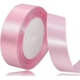 thumbnail image 1 of BR Cinta de Satén Rosa - 25mm x 22m - Ideal para Bodas, Bautizos y Cumpleaños, 1 of 5