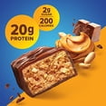 thumbnail image 4 of Barras de proteína pura, altas en proteínas, refrigerios nutritivos para respaldar la energía, bajo en azúcar, sin gluten, mantequilla de maní con chocolate, 1.76 oz, 12 unidades (el empaque puede var, 4 of 5