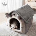 thumbnail image 5 of Cat/Dog Bed Removableand Washable Foldable Pet Sleepping Bed Cat House Kennel for Dog House Indoor Cat Nest S, 5 of 5
