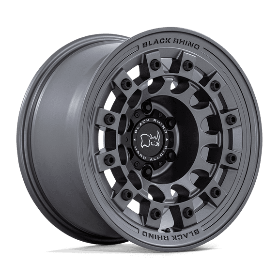 17x9 Black Rhino Fuji Matte Gunmetal Wheel 6x5.5 (-12mm)