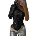 thumbnail image 3 of Combinaison Femme à Sequins Manches Longues Décontractée Régulière Polyester 1 Pce, 3 of 7