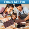 thumbnail image 3 of Silicone Letter Mold And Number Chocolate Molds With Happy Birthday Cake Decorations Symbols 2pcs, 3 of 5