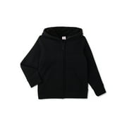 Wonder Nation Boys Faux Sherpa Lined Full Zip Hoodie, Sizes 4-18 & Husky