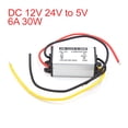 thumbnail image 2 of Módulo Transformador Reductor de Alimentación Unique Bargains DC 12V 24V a 5V 6A 30W, 2 of 2
