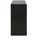 thumbnail image 5 of SAFAVIEH Rune Traditional 2 Drawer Wood Console Table, Black, 5 of 13
