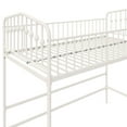 thumbnail image 2 of Novogratz Bushwick Metal Twin Loft Bed, Off White, 2 of 8