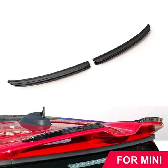 For MINI F55 F56 Black Car Rear Trunk Roof Spoilers Primer Auto Tail Wing Decoration Exterior Modification Protective