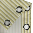 thumbnail image 5 of Ambesonne Yellow Grommet Curtain, Stripes in Soft Colors, 50" x 63", Yellow Grey Coconut, 5 of 6
