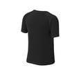 thumbnail image 4 of Sport-Tek YST470 Youth Rashguard Tee, Black, XS, 4 of 4
