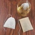 thumbnail image 3 of CSChome Tea Bags 300Pcs Disposable Tea Bags with Drawstring Food Grade Heat Resistant Herbal Loose Leaf Tea Infuser Empty, 3 of 7