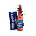 thumbnail image 2 of Kurt Adler Red and Blue Budweiser Bud Light Bottle with Christmas Bulbs Ornament, 2 of 3