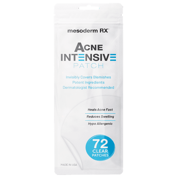 Mesoderm RX Hydrocolloid Acne Pimple Patch for All Skin Types, 72 Count