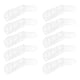 thumbnail image 1 of Bandeja De Impresiones De Dientes, Bandeja De Impresiones De Dientes Dentales Uso Desechable 10 Piezas Higiénico Seguro Para El Cuidado Dental ANGGREK Diente inferior izquierdo superior derecho, 1 of 8