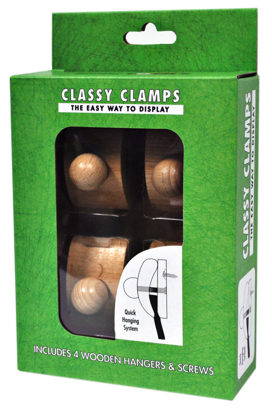 Classy Clamps Small Wooden Quilt Hangers Light