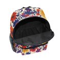 thumbnail image 6 of FORMRS School Backpack with Front Zippered Pocket 12" Student Travel Daypack, Colorful Flowers Pattern, 6 of 6