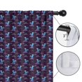 thumbnail image 4 of Blackout Kids Curtains,Dark Purple Cartoon Unicorn Pattern Childrens Insulated Curtains Set Of 2,Bedroom Essentials,Toddler Room Decor 42"x54", 4 of 5