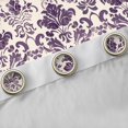 thumbnail image 4 of Manfei Hippie Damask Blackout Curtains,Exotic Style Window Curtains Pack of 2 (38x45 Each), 4 of 5
