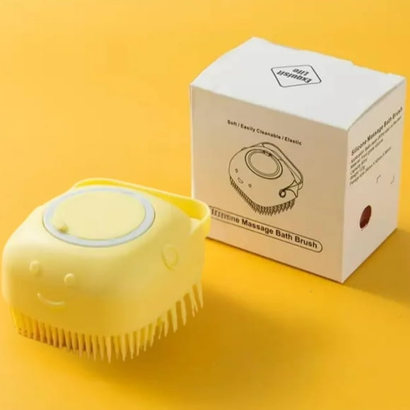 Dog Bath Brush - Dog Grooming Supplies, Puppy Essentials, Dog Grooming Pet Brush, Dog Bath Scrubber, Silicone Scrubber, Dog Care - Puppy Shampoo & Dog Comb, Dog Accessories, Dog Supplies for Dog Wash