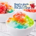 thumbnail image 3 of Máquina para hacer conos para afeitar hielo y nieve Nostalgia Kool-Aid con taza roja, 3 of 7