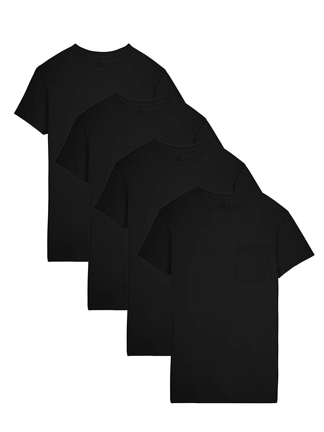 Fruit of the Loom - Fruit of the Loom Men's Big 4 Pack Pocket T-Shirt 